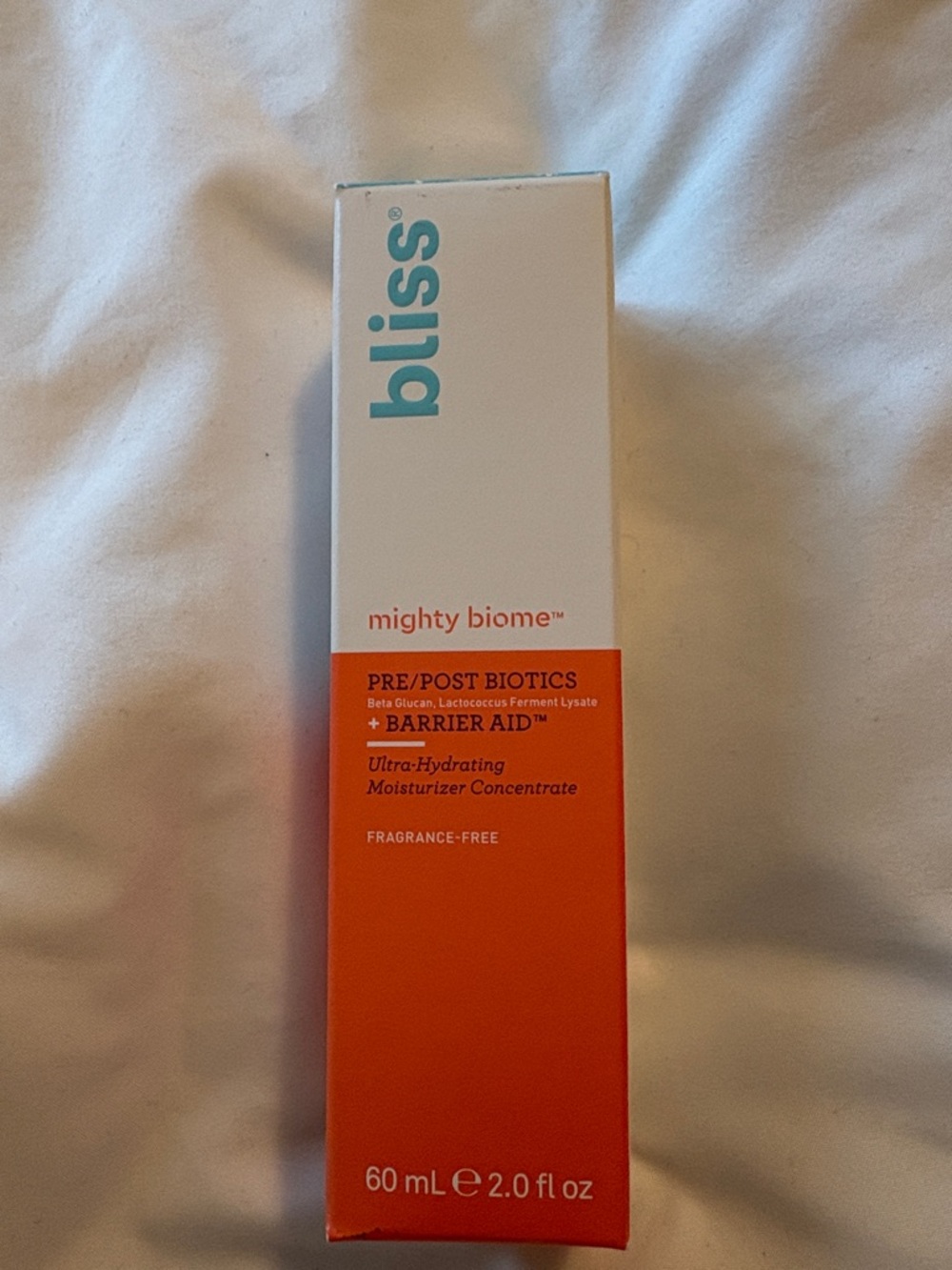 Bliss Mighty Biome Ultra-Hydrating Moisturizer Concentrate - New in Box